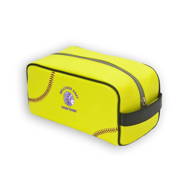 Bellevue East Chieftains Softball Toiletry and Cosmetics Bag - Authentic Series