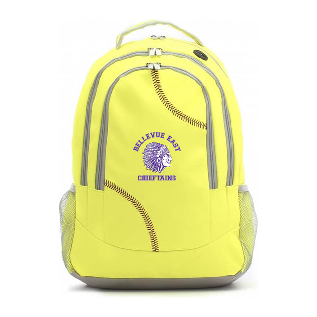 Bellevue East Chieftains Softball Backpack - Authentic Series