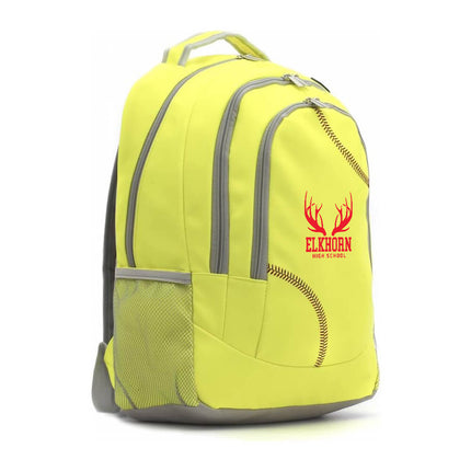 Elkhorn High School Antlers Softball Backpack - Authentic Series