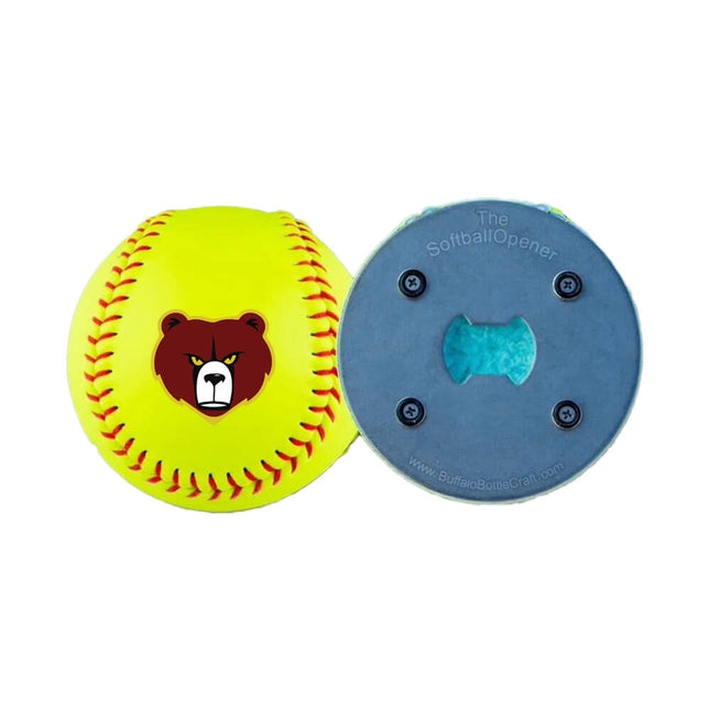 Hammond Golden Bears Softball Bottle Opener - Authentic Series