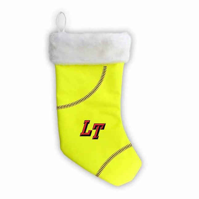 Lake Travis Cavaliers Softball Christmas Stocking - Authentic Series