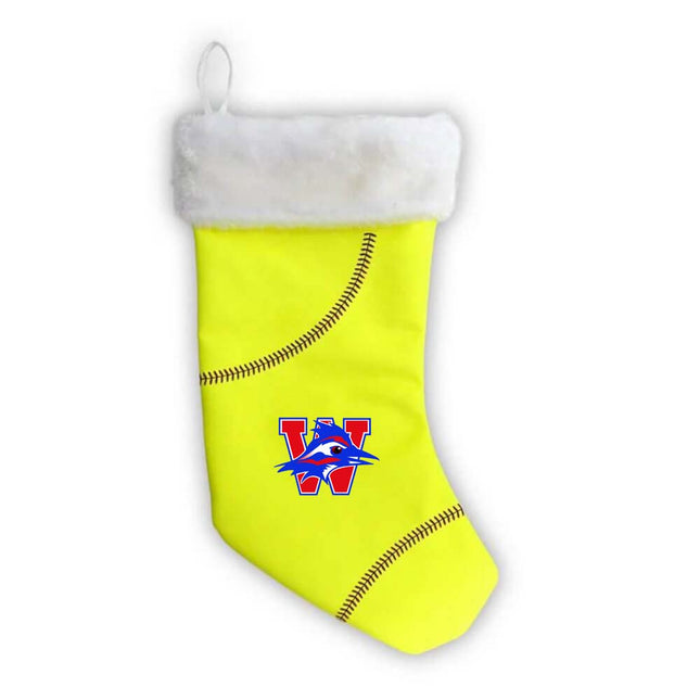 Westlake Chaparrals Softball Christmas Stocking - Authentic Series