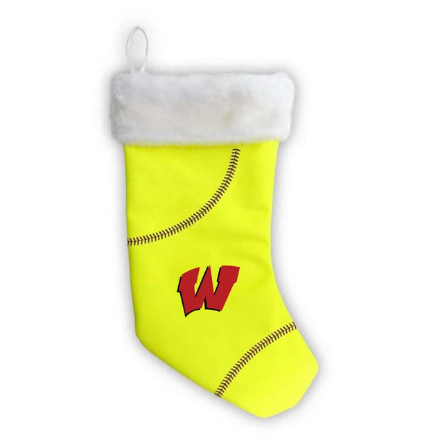 Westside High School Warriors Softball Christmas Stocking - Authentic Series