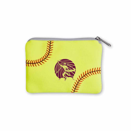 Blackwell Maroons Softball Coin Purse - Authentic Series