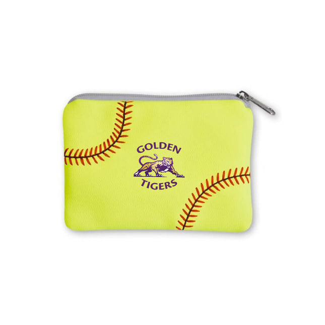 CMIT Academy Golden Tigers Softball Coin Purse - Authentic Series
