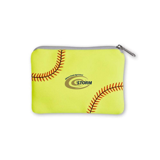 Elkhorn South Storm Softball Coin Purse - Authentic Series
