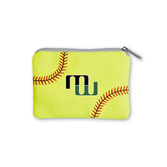 Millard West Wildcats Softball Coin Purse - Authentic Series