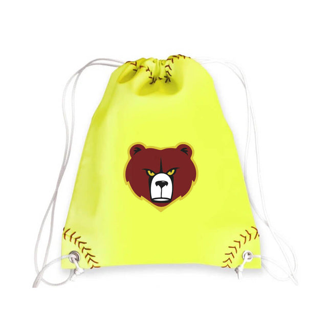 Hammond Golden Bears Softball Drawstring Bag - Authentic Series