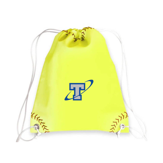 Papillion La Vista South Titans Softball Drawstring Bag - Authentic Series