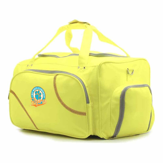 CMIT North Elementary School Tigers Softball Duffel Bag - Authentic Series