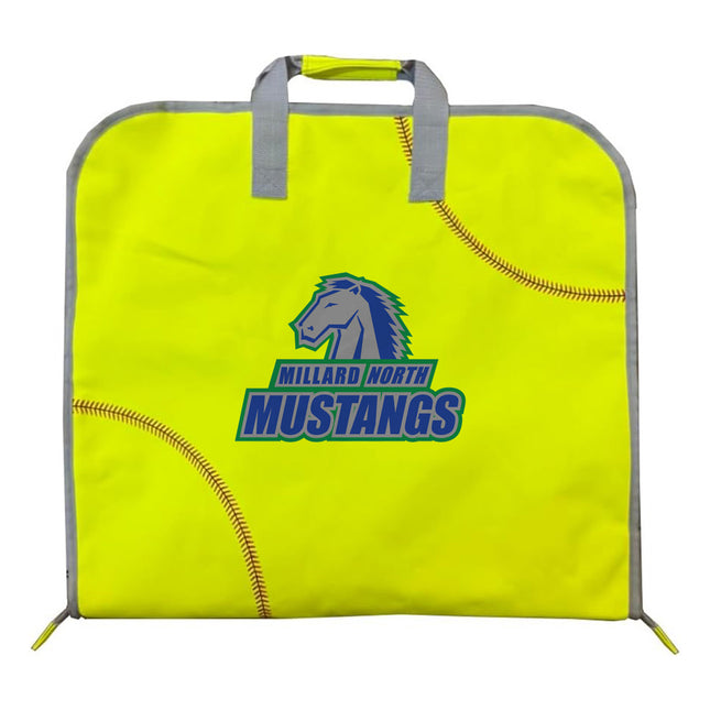 Millard North Mustangs Softball Garment Bag - Authentic Series