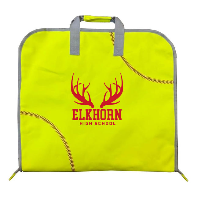 Elkhorn High School Antlers Softball Garment Bag - Authentic Series