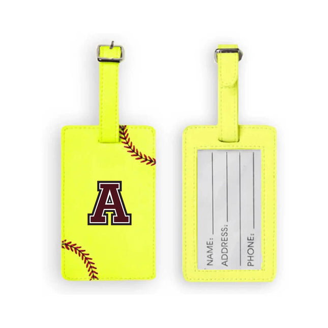 Austin Maroons Softball Luggage Tag - Authentic Series