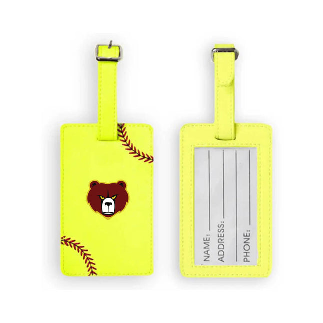 Hammond Golden Bears Softball Luggage Tag - Authentic Series