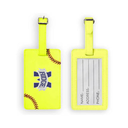 Marriotts Ridge Mustangs Softball Luggage Tag - Authentic Series