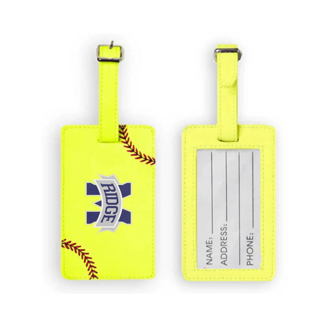 Marriotts Ridge Mustangs Softball Luggage Tag - Authentic Series