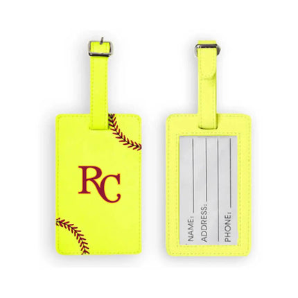 Roncalli Crimson Pride Softball Luggage Tag - Authentic Series