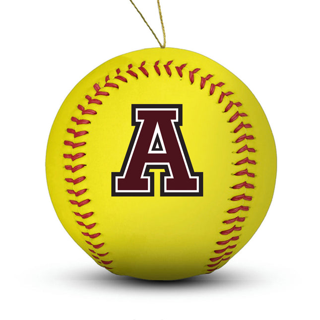 Austin Maroons Softball Ornament "Standard Edition" - Authentic Series