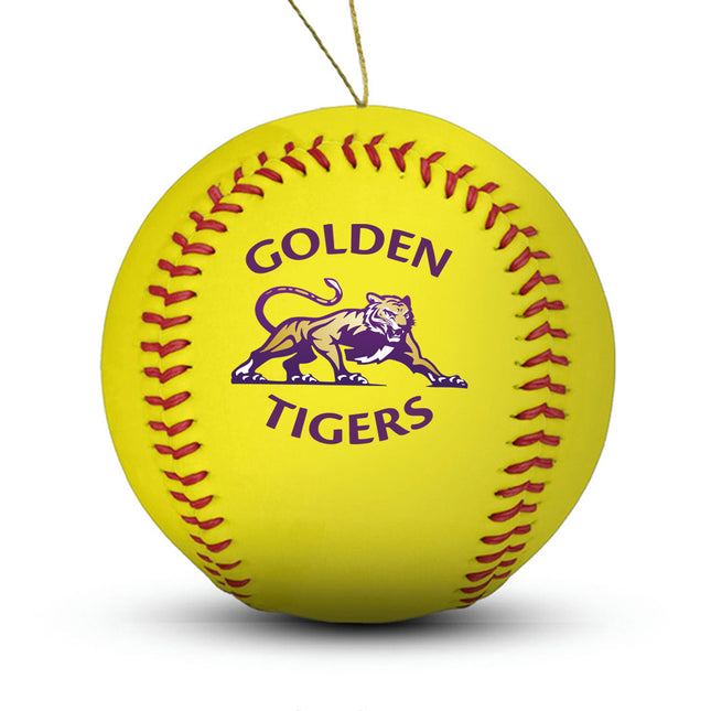 CMIT Academy Golden Tigers Softball Ornament "Standard Edition" - Authentic Series