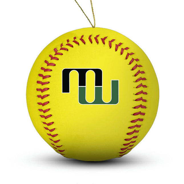 Millard West Wildcats Softball Ornament “Standard Edition” - Authentic Series