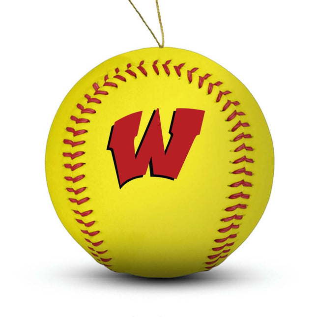 Westside High School Warriors Softball Ornament "Standard Edition" - Authentic Series