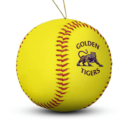 CMIT Academy Golden Tigers Softball Ornament "Standard Edition" - Authentic Series