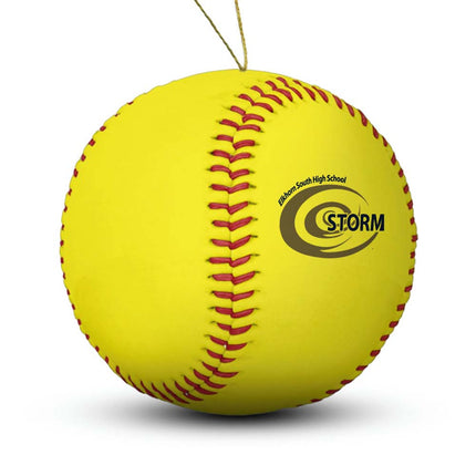 Elkhorn South Storm Softball Ornament "Standard Edition" - Authentic Series