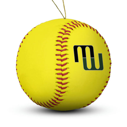 Millard West Wildcats Softball Ornament “Standard Edition” - Authentic Series