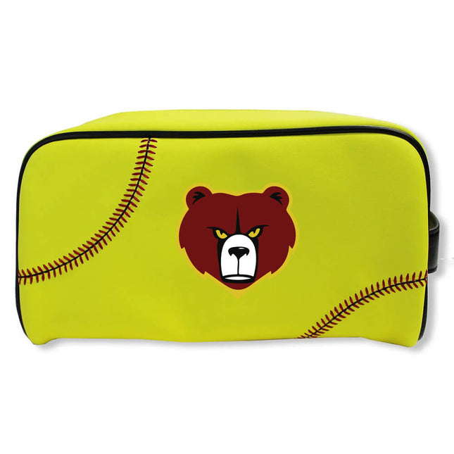 Hammond Golden Bears Softball Toiletry and Cosmetics Bag - Authentic Series