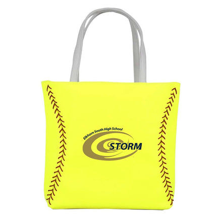 Elkhorn South Storm Softball Tote Handbag - Authentic Series