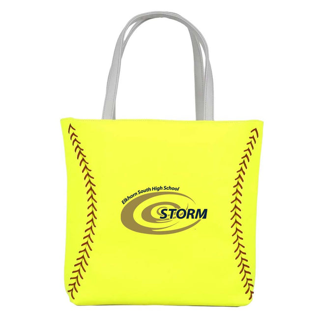 Elkhorn South Storm Softball Tote Handbag - Authentic Series