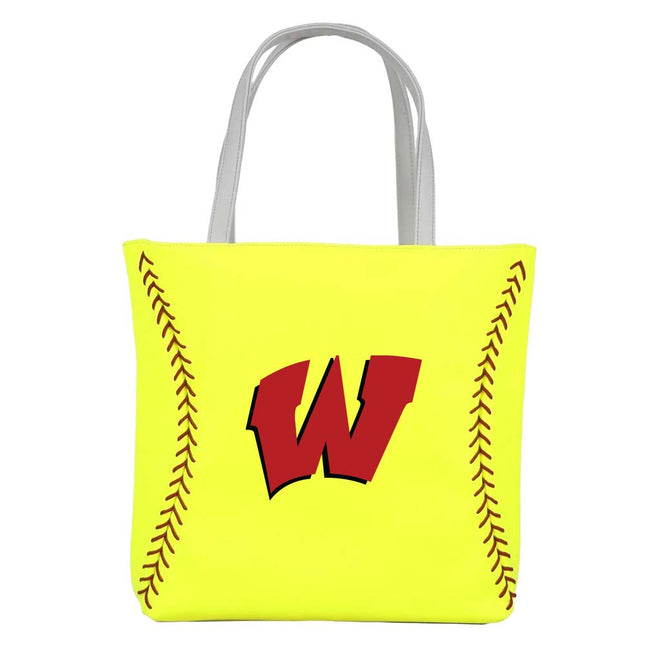 Westside High School Warriors Softball Tote Handbag - Authentic Series