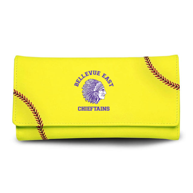 Bellevue East Chieftains Softball Women's Wallet - Authentic Series