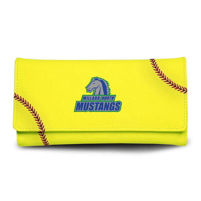 Millard North Mustangs Softball Women's Wallet - Authentic Series