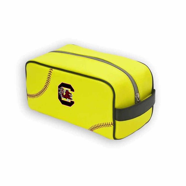 South Carolina Gamecocks Softball Toiletry and Cosmetics Bag - Authentic Series