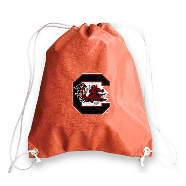 South Carolina Gamecocks Basketball Drawstring Bag - Authentic Series