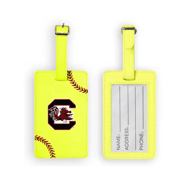 South Carolina Gamecocks Softball Luggage Tag - Authentic Series