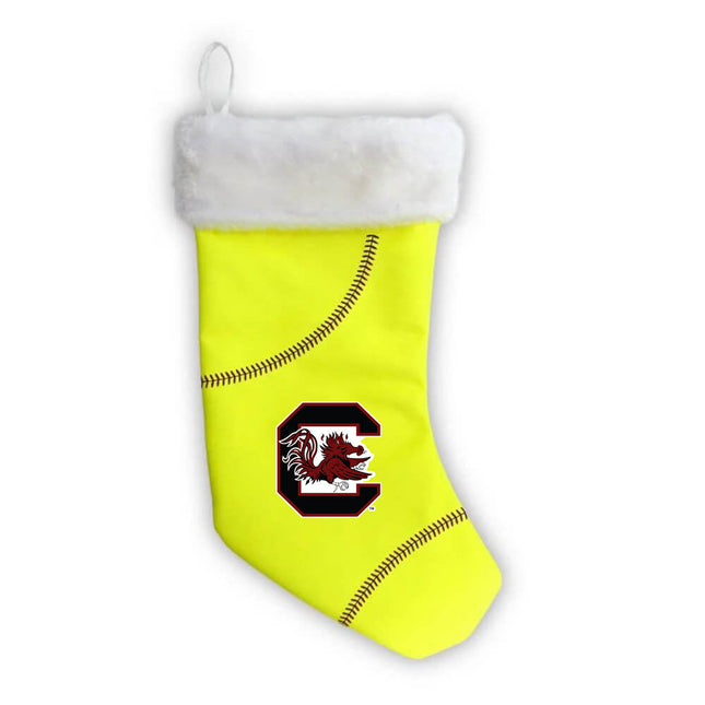 South Carolina Gamecocks Softball Christmas Stocking - Authentic Series