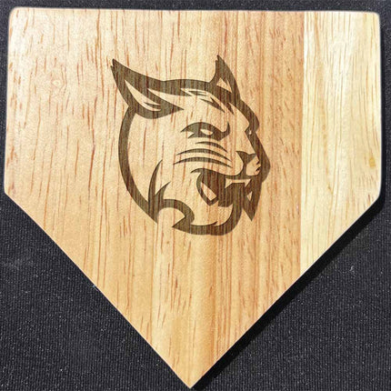 Southeast Community College Bobcats Baseball Home Plate Coasters “Laser Etched”