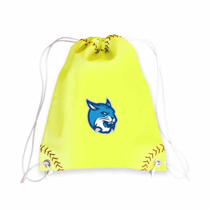 Southeast Community College Bobcats Softball Drawstring Bag - Authentic Series