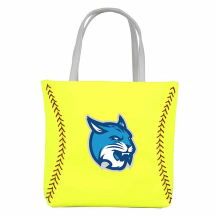 Southeast Community College Bobcats Softball Tote Handbag - Authentic Series