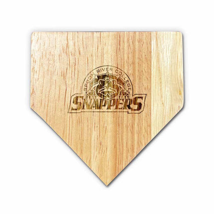 Spoon River College Snappers Baseball Home Plate Coasters “Laser Etched”