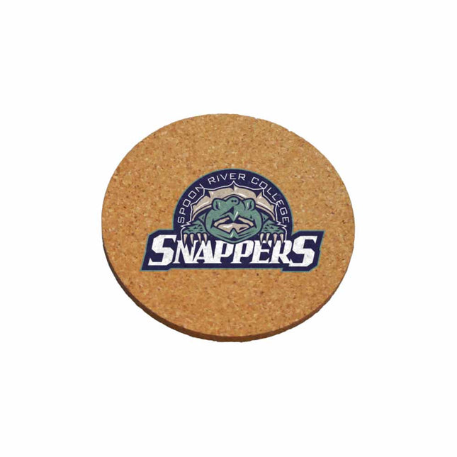 Spoon River College Snappers Cork Coasters