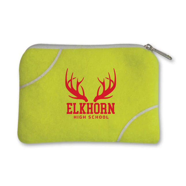 Elkhorn High School Antlers Tennis Coin Purse - Authentic Series