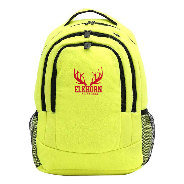 Elkhorn High School Antlers Tennis Backpack - Authentic Series