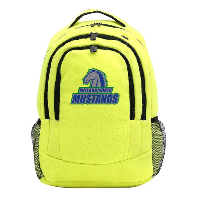 Millard North Mustangs Tennis Backpack - Authentic Series