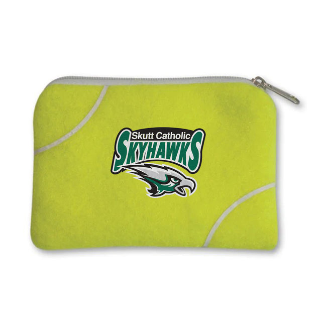 Skutt Catholic SkyHawks Tennis Coin Purse - Authentic Series
