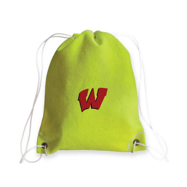 Westside High School Warriors Tennis Drawstring Bag - Authentic Series