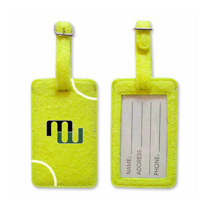 Millard West Wildcats Tennis Luggage Tag - Authentic Series