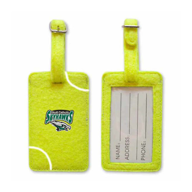 Skutt Catholic SkyHawks Tennis Luggage Tag - Authentic Series